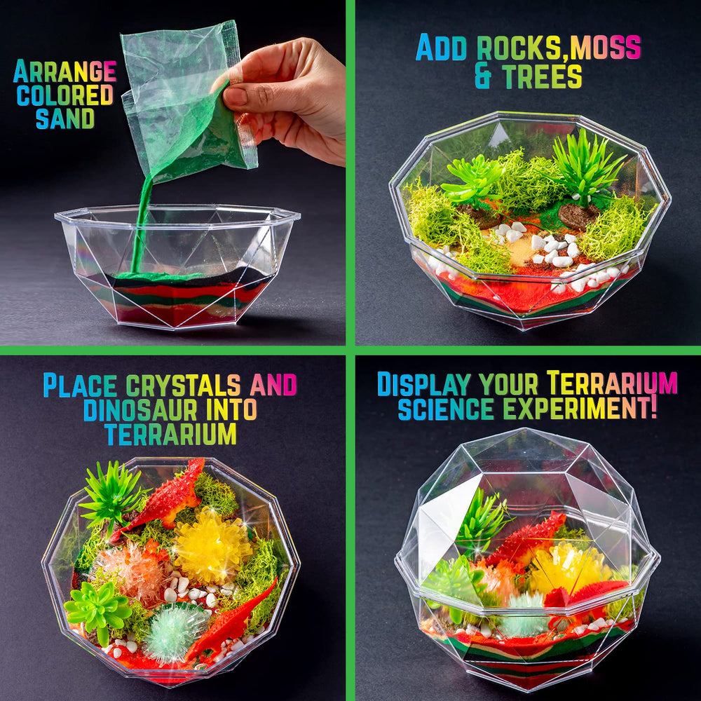 Original Stationery crystal powder enables colorful crystals during at-home experiments.