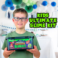 Original Stationery Dinosaur Slime Kit glitter formula adds sparkle to play