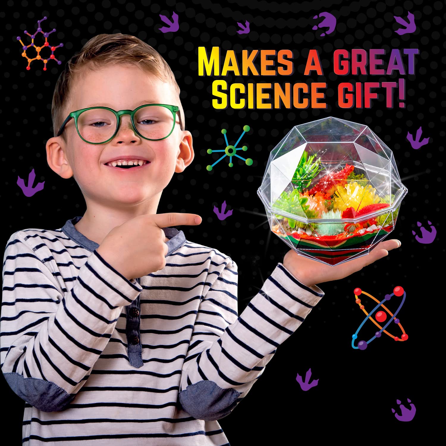Original Stationery holiday gift packaging makes a festive STEM surprise for kids.