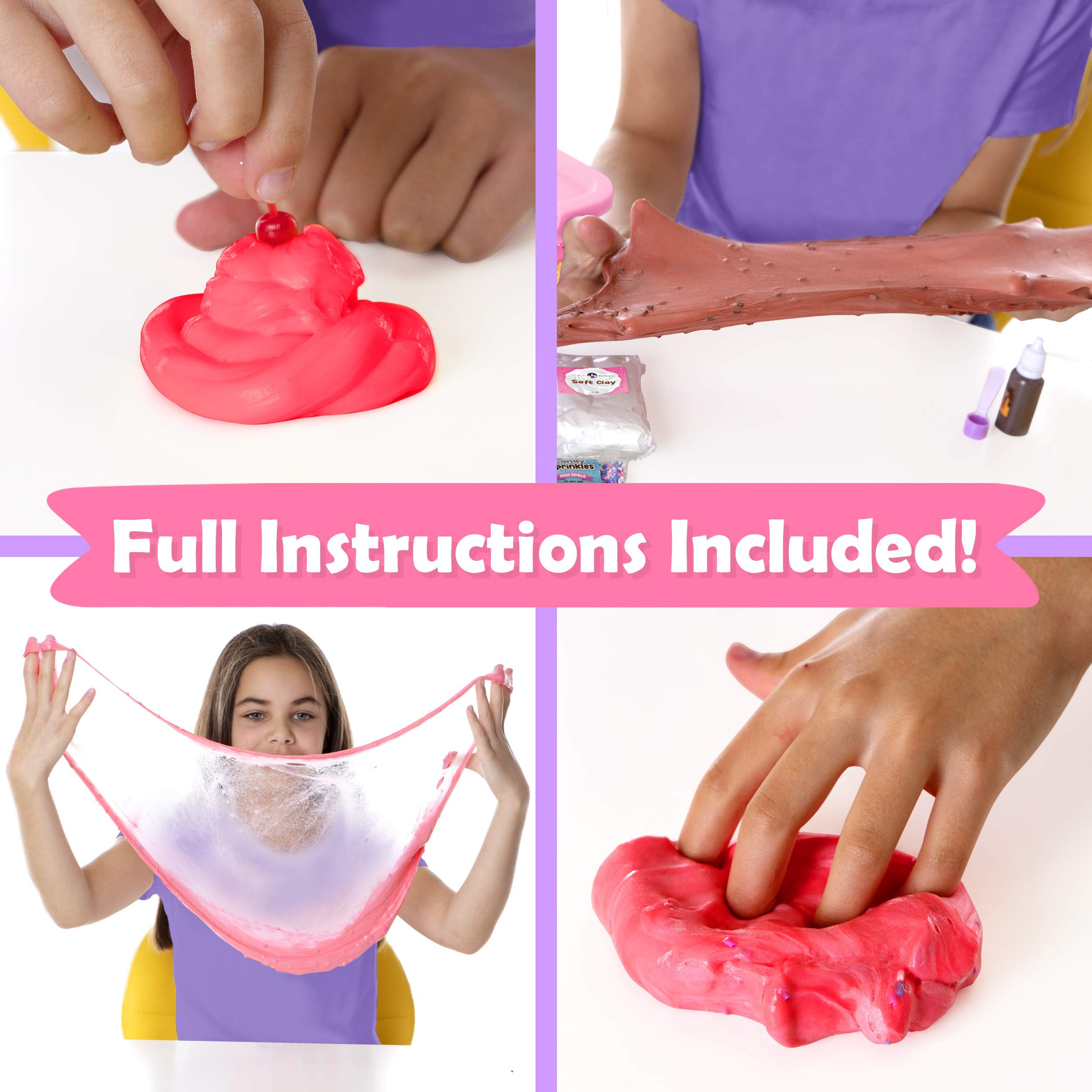 Ice cream slime molds and accessories from Original Stationery for easy crafting