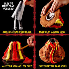 Original Stationery Lava Science Slime Kit cloud-slime-recipe offers soft textures