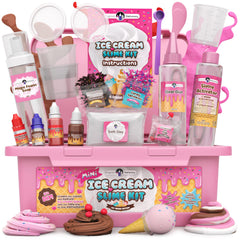 Original Stationery mini ice cream slime kit with sprinkles for imaginative play
