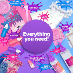 Original Stationery Mini Unicorn Slime Kit foam balls scene, for imaginative playtime.