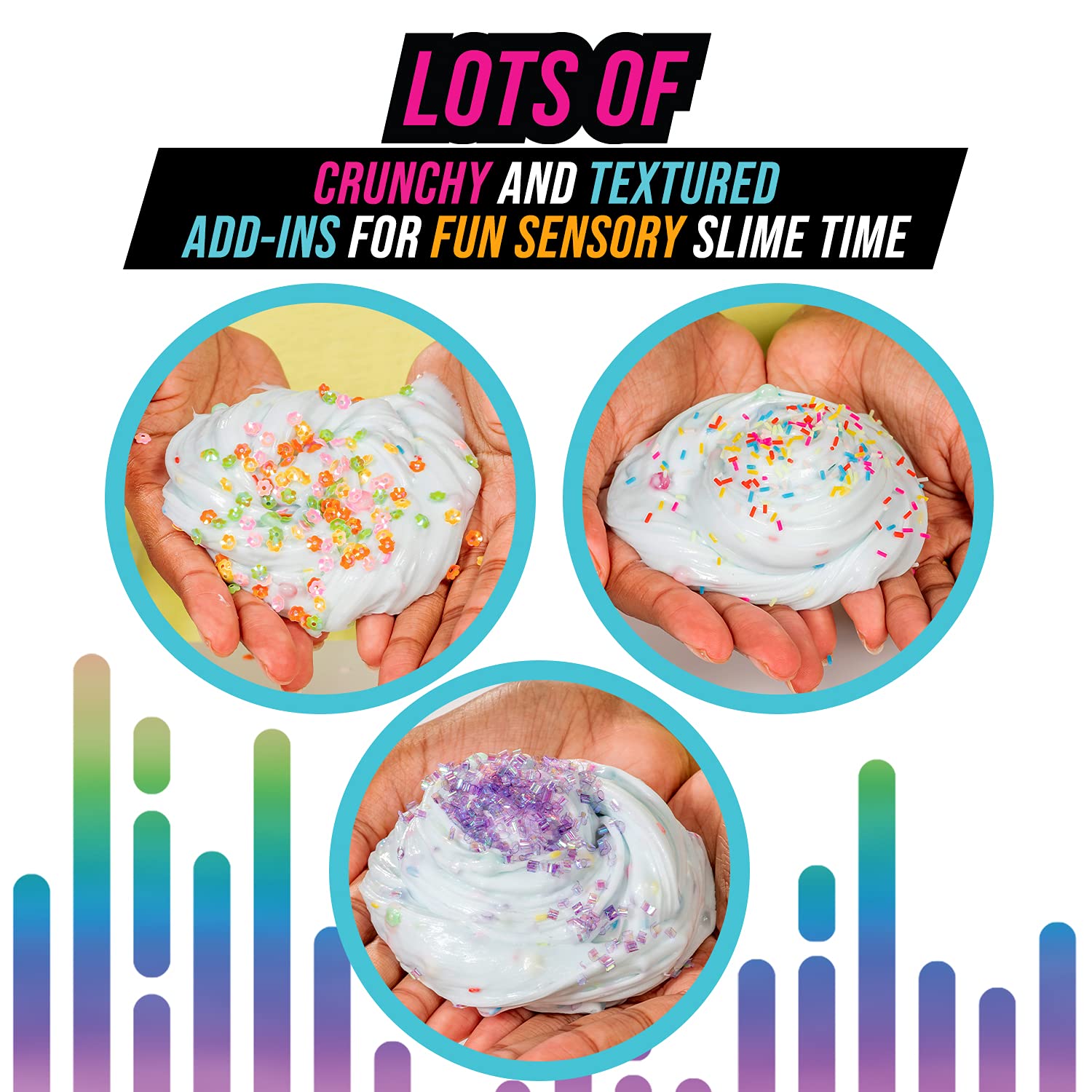 Original Stationery Sensations holiday crafts setup, ideal for group slime making.