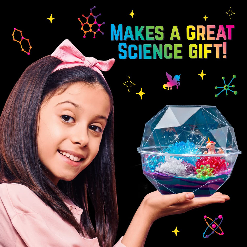 Original Stationery Unicorn Crystal Growing Kit dimensions provide ample display space.