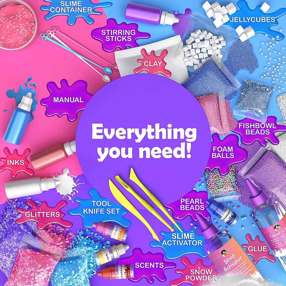 Original Stationery Unicorn Slime Kit bubble gum-scented slime brings a playful aroma experience