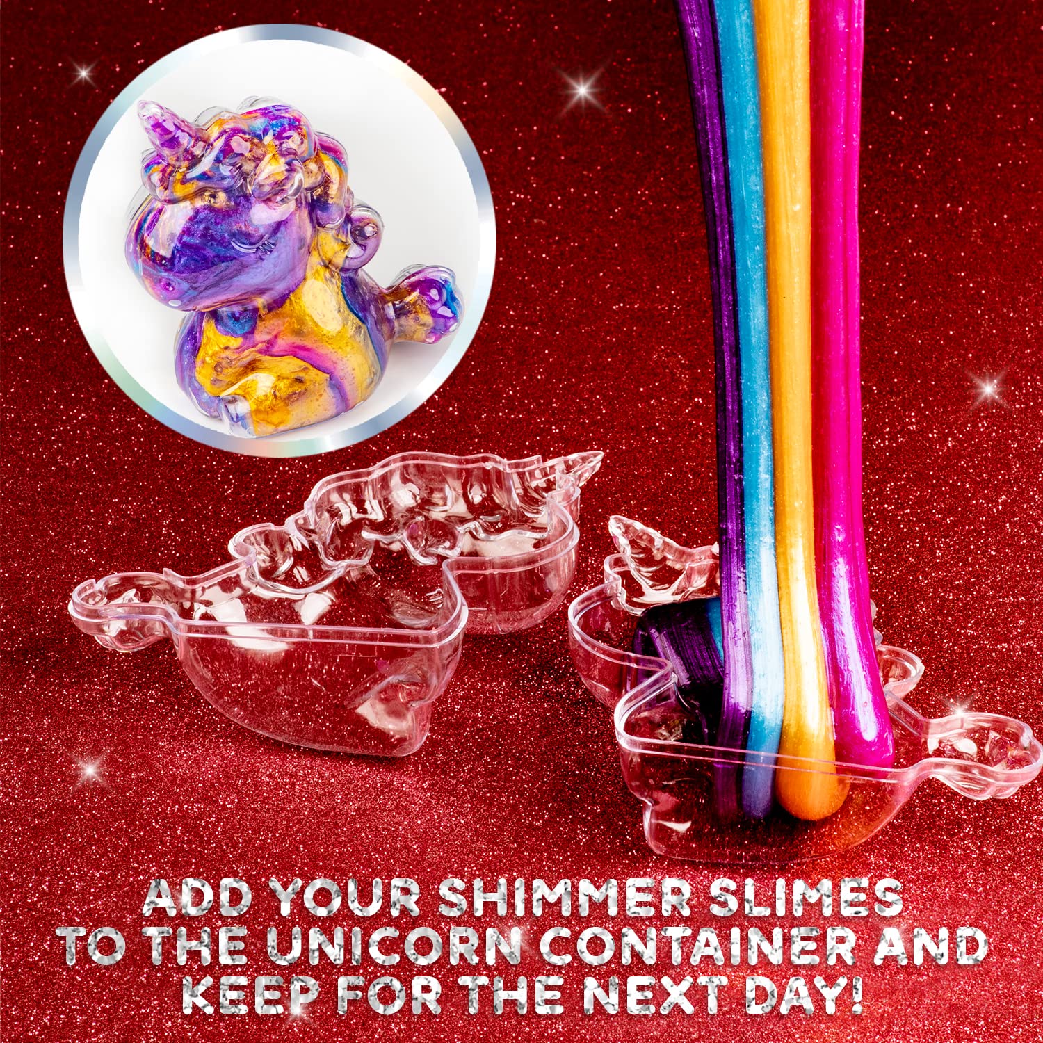 Original Stationery Unicorn Slime Kit easy pour and stretch slime for kids