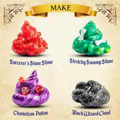 Original Stationery Wizard Slime Kit storage containers to keep creations organized.