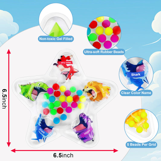 OriJoy color beads sorting close-up showcasing color recognition and counting.