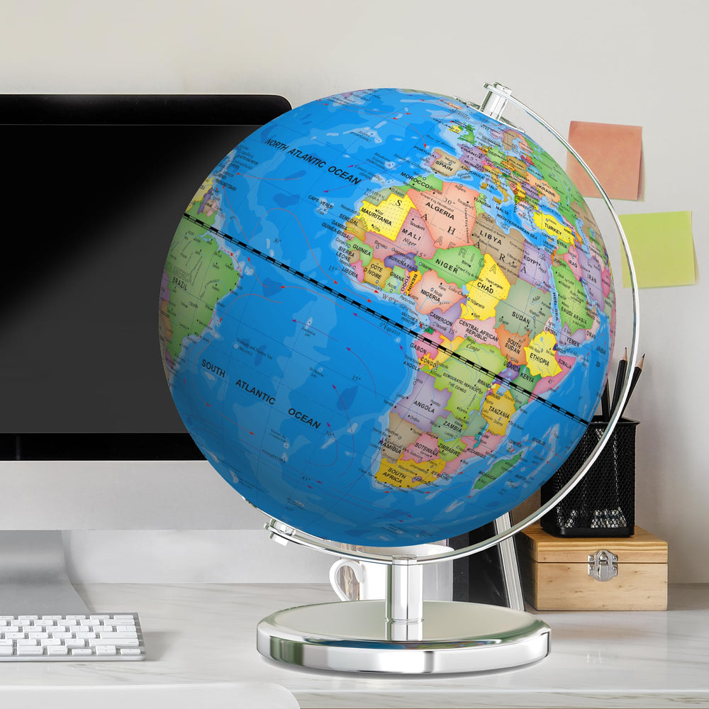Orionstar kids learning globe invites hands-on discovery of continents and oceans