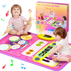 Oripira 2-in-1 musical mat with piano mode invites toddlers to explore music and rhythm.
