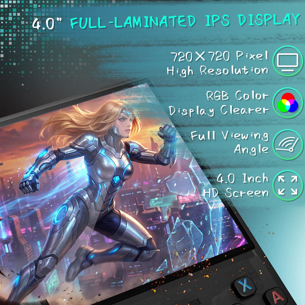 OROMVO R36MAX 256GB library pre-loaded with 40,000+ games.