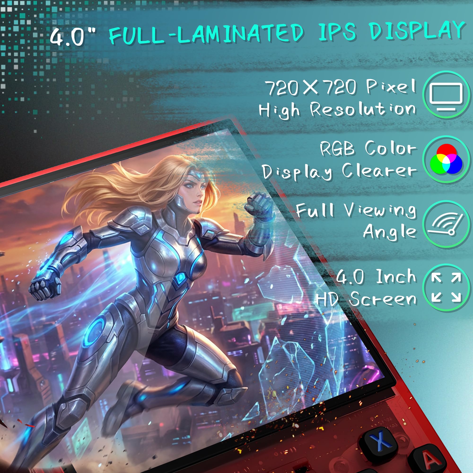 Oromvo R36MAX 256GB TF card preloaded with 40,000+ games for instant play.