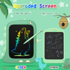Lightweight ORSEN doodle board ideal for travel in car or plane.
