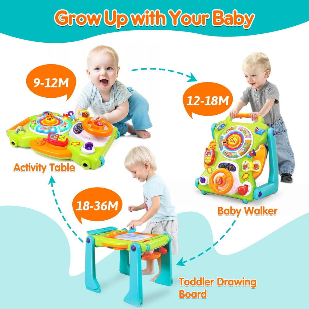 ORWINE baby walker back drawing board and doodle area