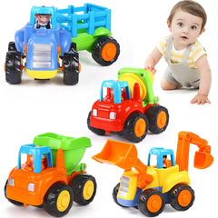 ORWINE Inertia toy dump truck for imaginative play and motor skill development.