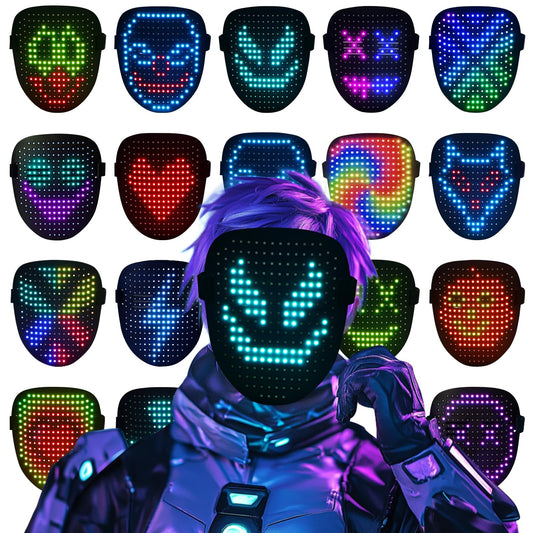 ORWINE LED mask displaying dynamic modes for festivals and cosplay