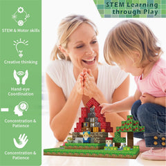 Oryvold magnetic tiles forest scene for nature-inspired adventures and durable play.
