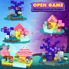 ORZbb candy house blocks add festive color and easy stacking for party decorations.