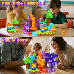 ORZbb magnetic blocks classroom activity encourages teamwork and hands-on exploration