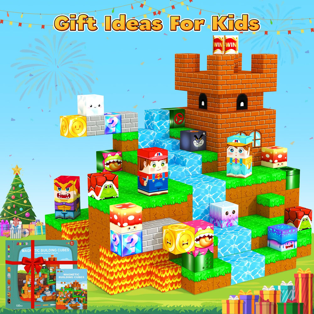 ORZbb magnetic blocks gift packaging makes a ready, thoughtful present for kids.