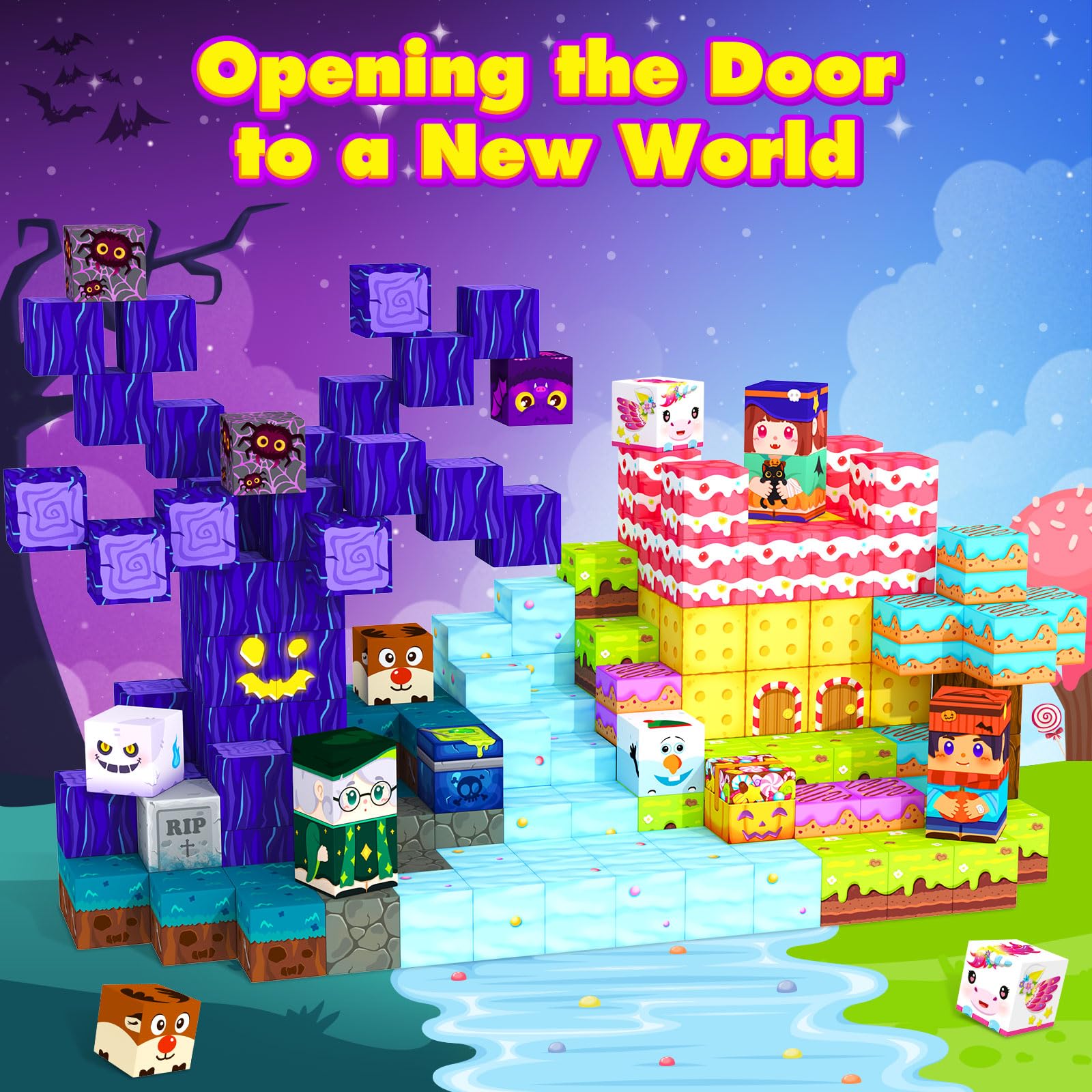 ORZbb open-ended imaginative play blocks encourage creativity and patience during building.