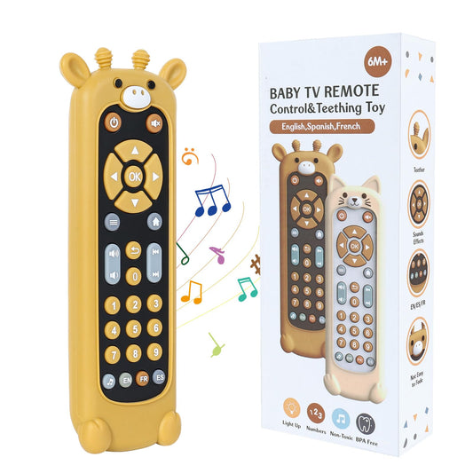 Orzbow baby remote control toy with realistic feel for imaginative play and fine motor practice.