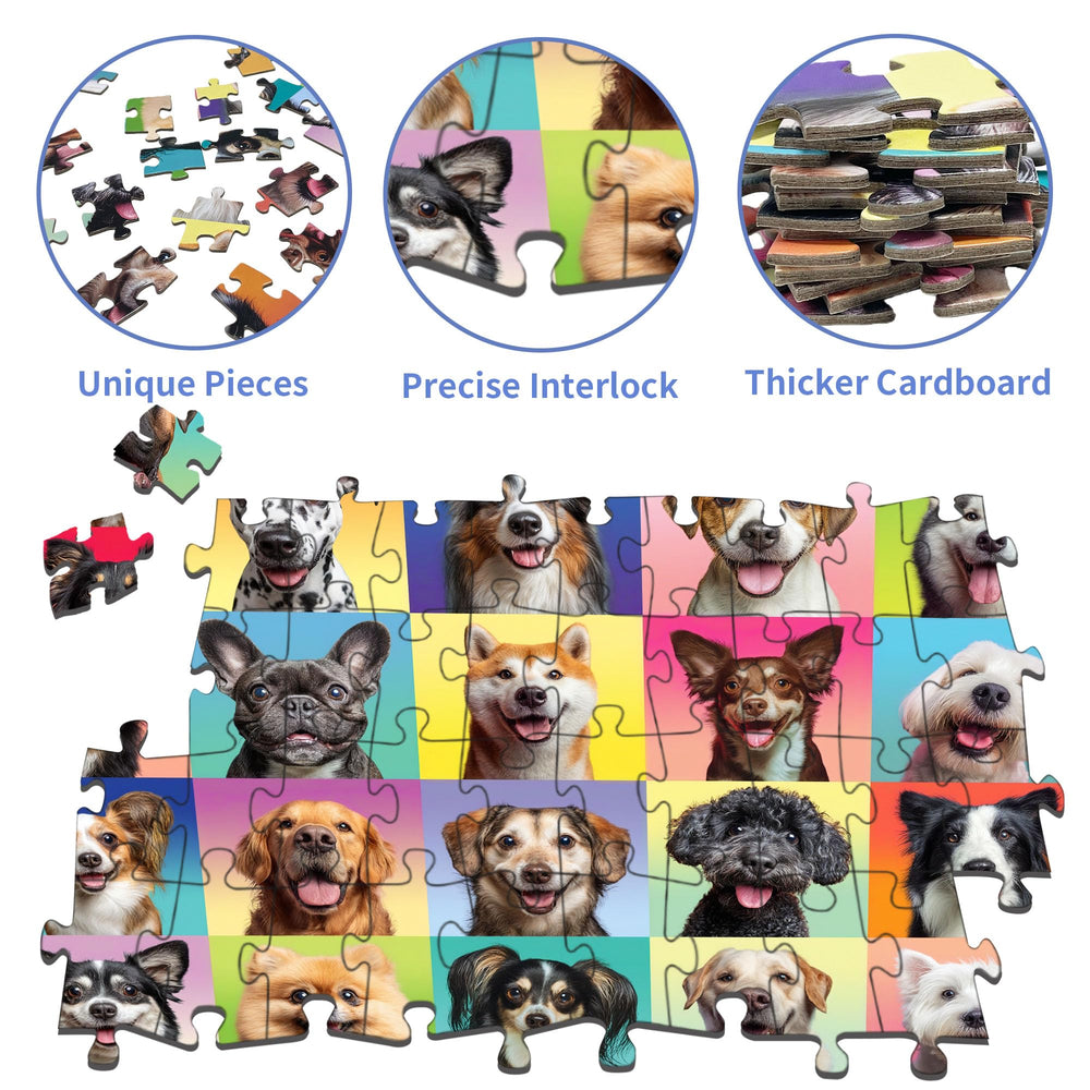OSBOO dog puzzle crafted with child-safe, non-toxic materials.