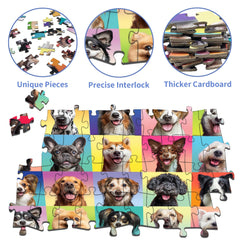 OSBOO dog puzzle crafted with child-safe, non-toxic materials.