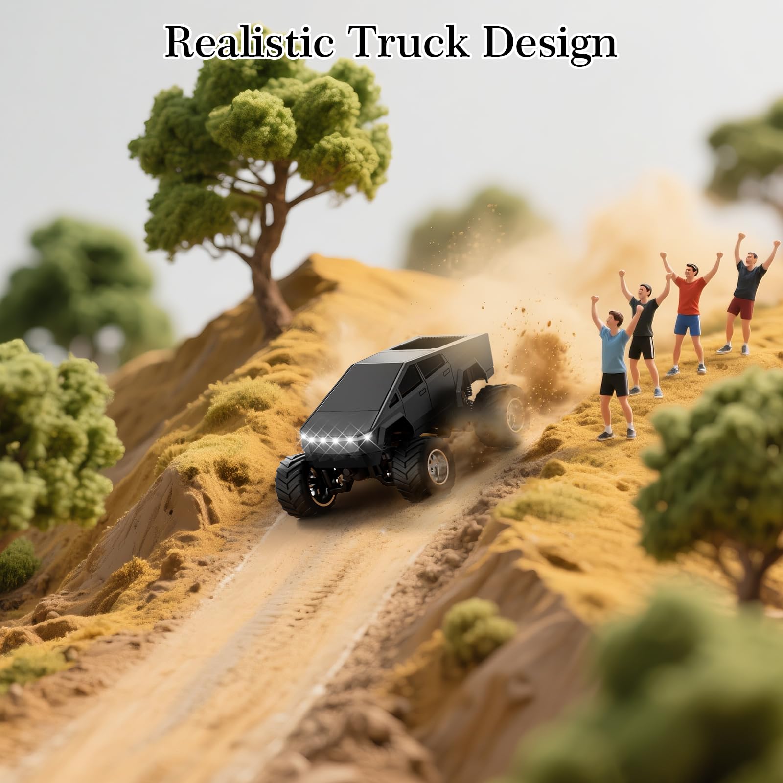 OSIMILY Mini RC Car 2.4GHz remote provides responsive control with minimal interference.
