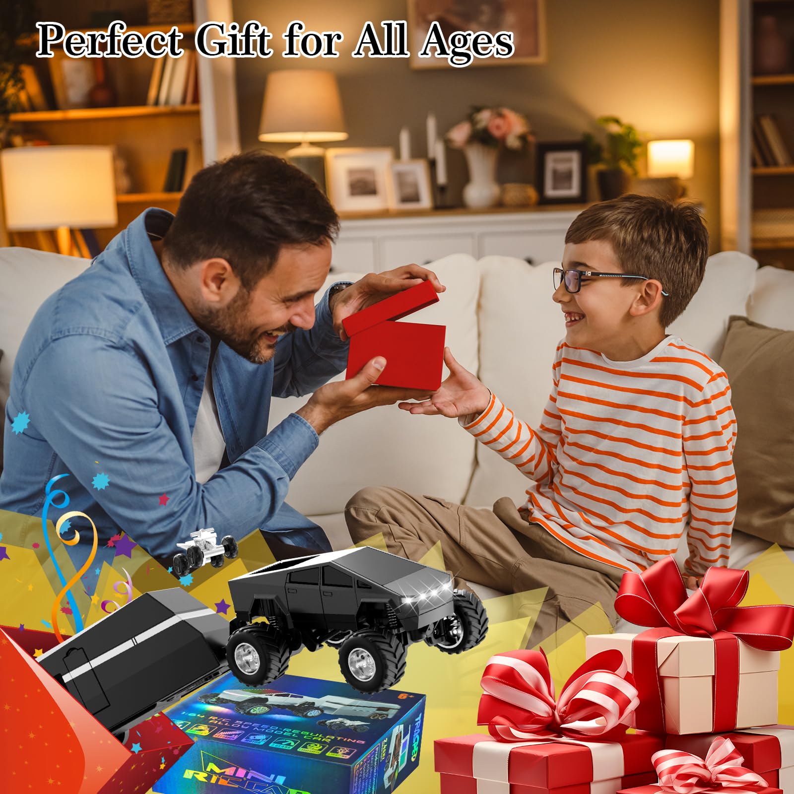 OSIMILY Mini RC Car durable metal shell supports rough play and outdoor trials.