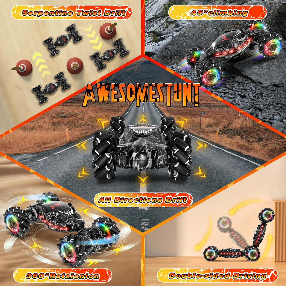 OSIMILY RC Stunt Car off-road mode for varied terrain.