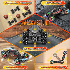 OSIMILY RC Stunt Car off-road mode for varied terrain.