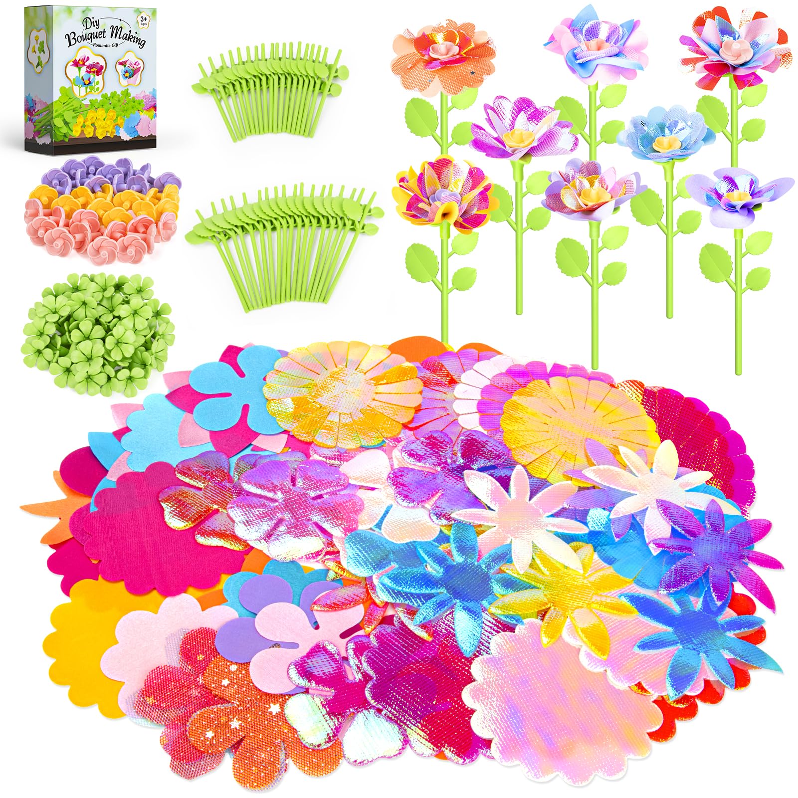 Osllate flower petals 108 for creative bouquets with color-rich possibilities.