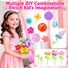 Osllate short flower stalks for compact bouquet designs.