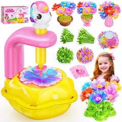 Osllate unicornous flower kit with lighted vase, ideal for display and imaginative play.