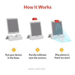 Osmo Base Reflector for iPad supports smooth interaction