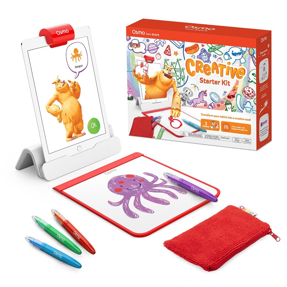 Osmo Creative Starter Kit with iPad Base enables hands-on learning