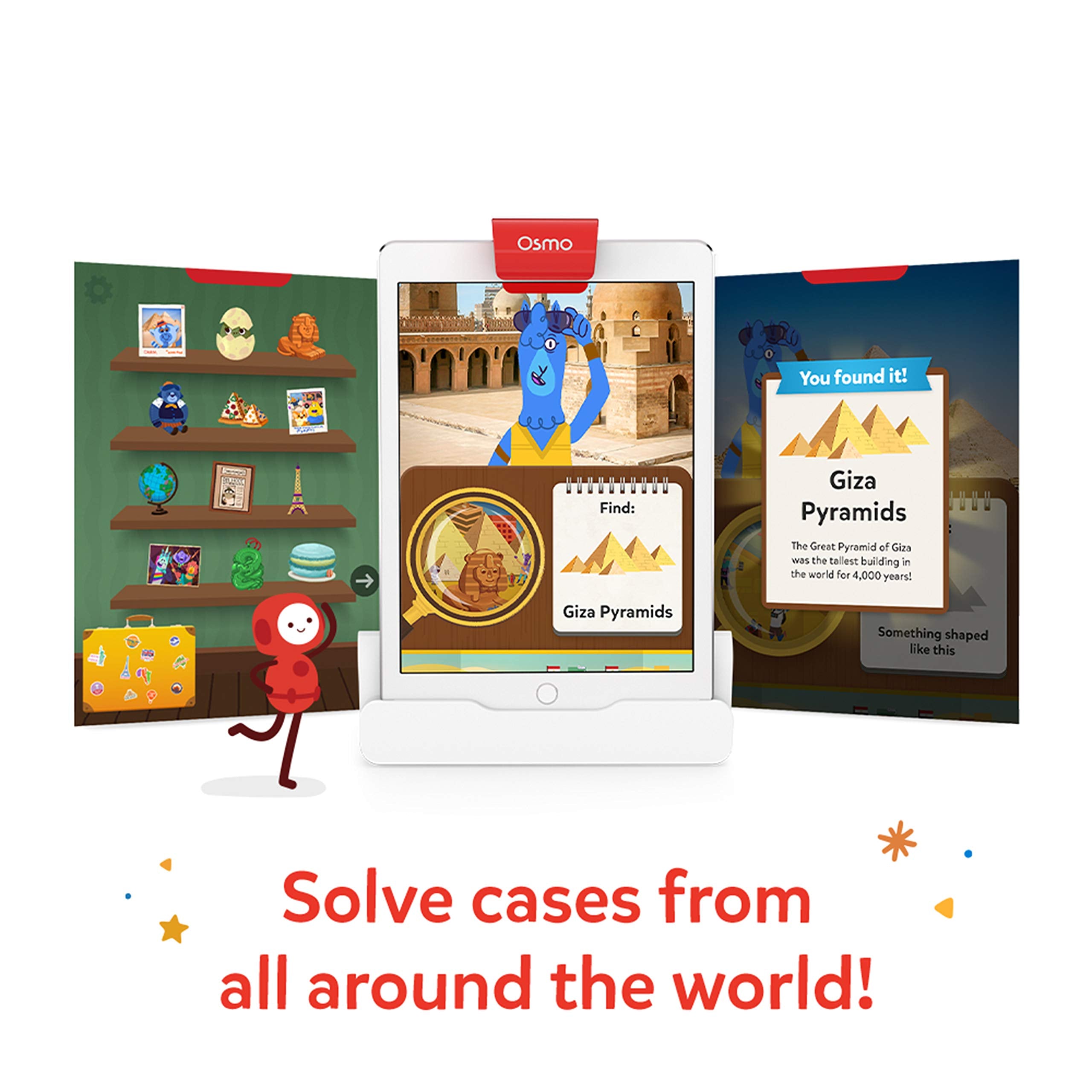 Osmo Detective Agency city landmarks highlight famous sites during play