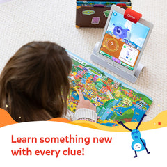 Osmo Detective Agency double-sided maps support interactive clue solving