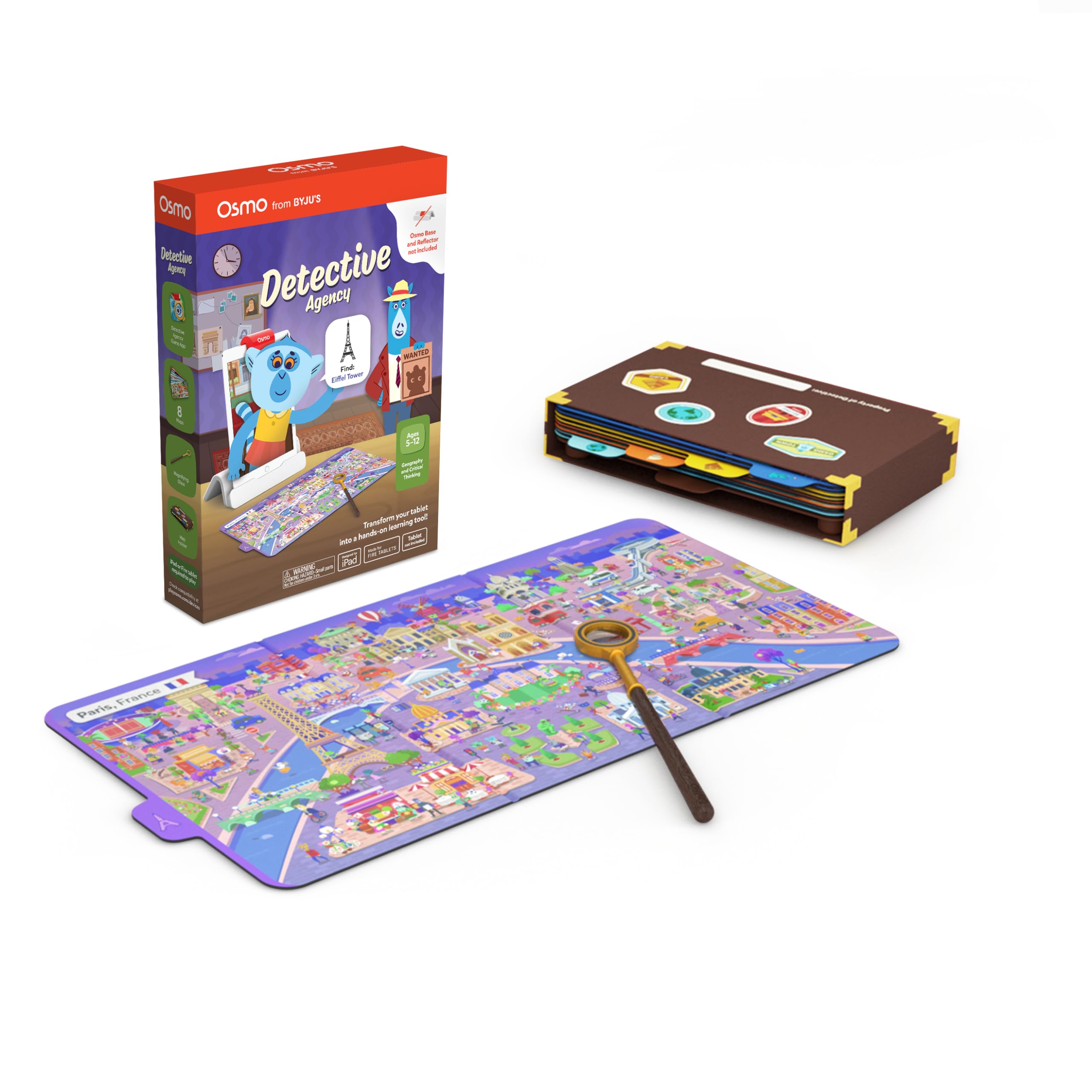 Osmo Detective Agency magnifying glass for hands-on geography exploration