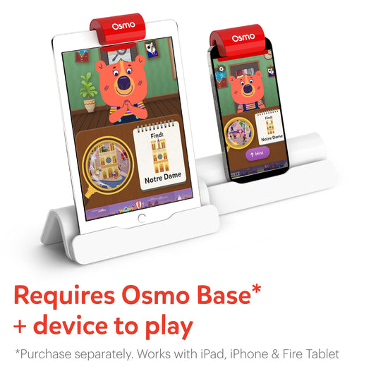Osmo Detective Agency world map inspiring discovery of cities and cultures