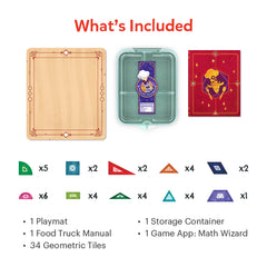 Osmo Math Wizard with iPad and base shown for setup and learning