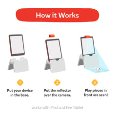 Osmo Monster creative board supports hands-on learning experiences.