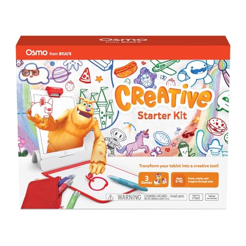 Osmo Monster game with handheld pieces brings drawings to life on screen