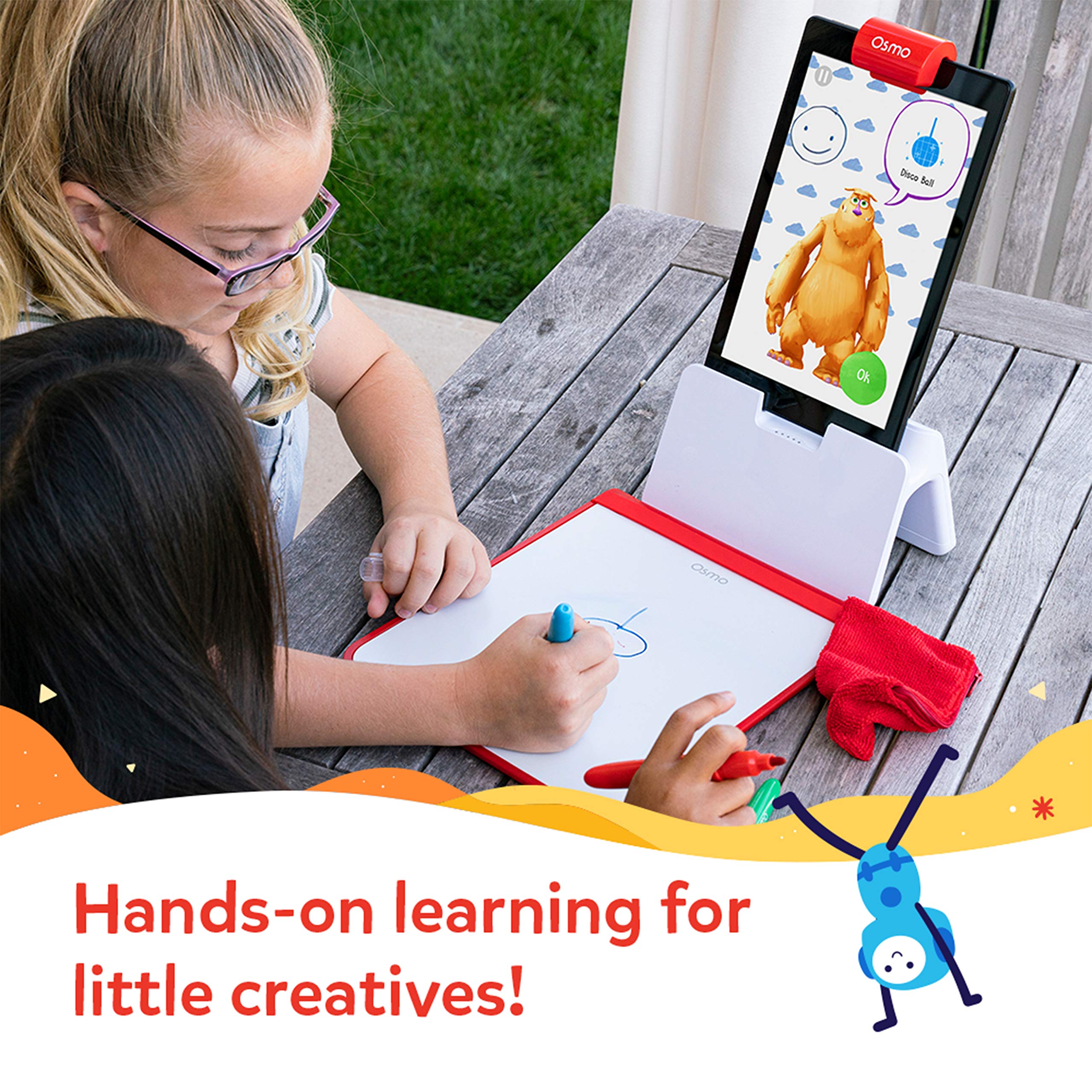 Osmo Monster marker set helps kids sketch colorful game pieces.