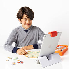 Osmo Pizza Co. age range display for ages 5 to 12 supports play.