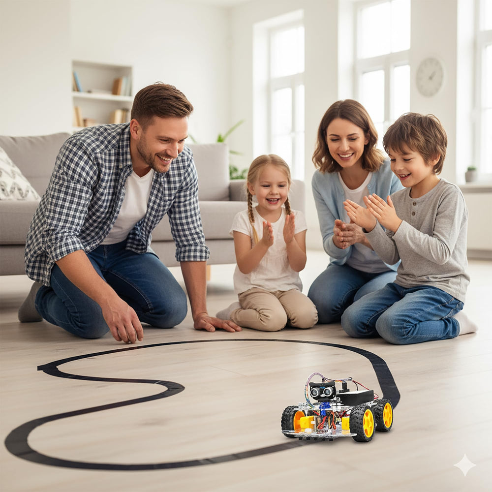 OSOYOO line tracking sensor enables guided line-following activities