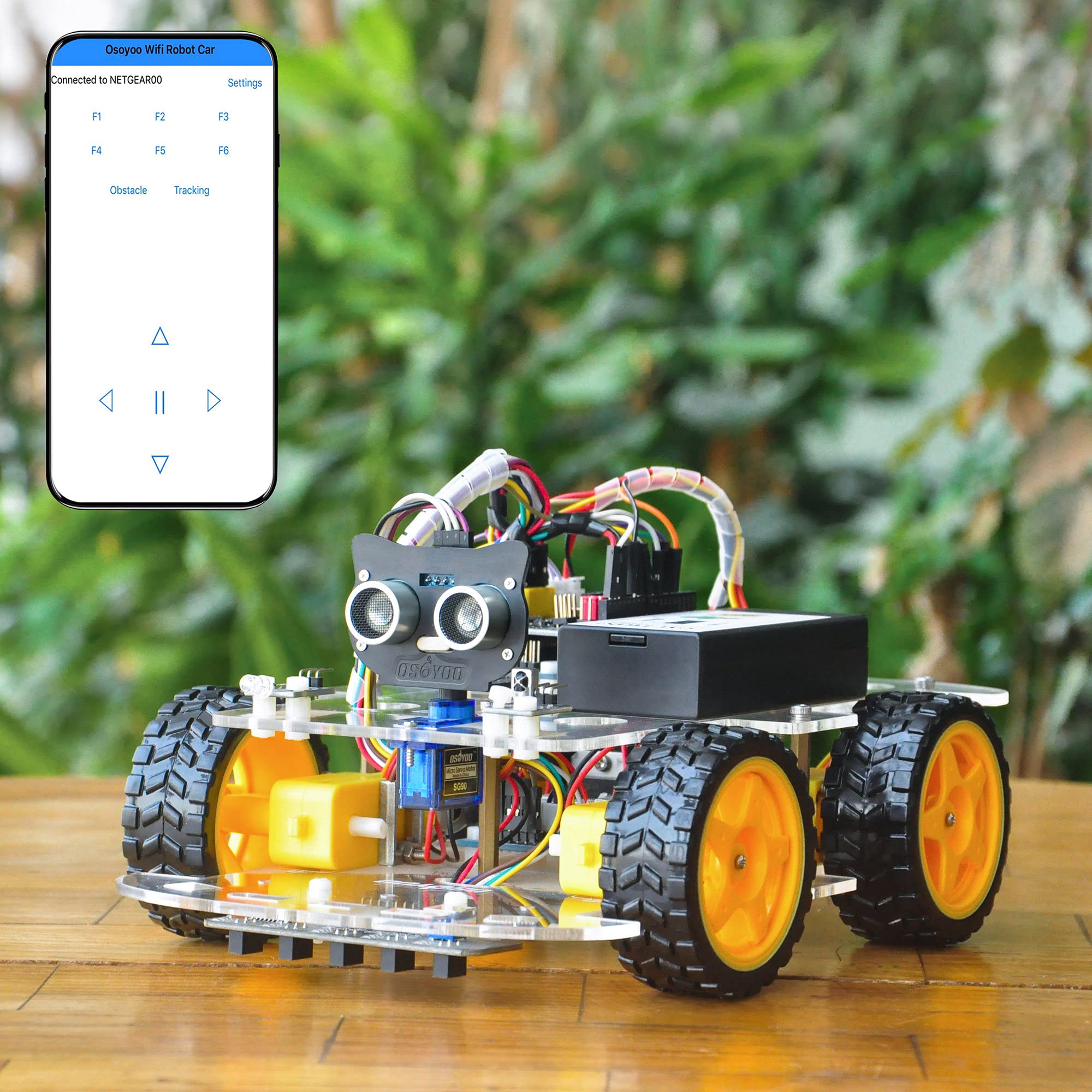 OSOYOO Model X motor driver simplifies wiring and setup