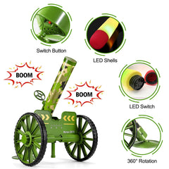 OSQI green launcher highlighting height adjustment and rotation